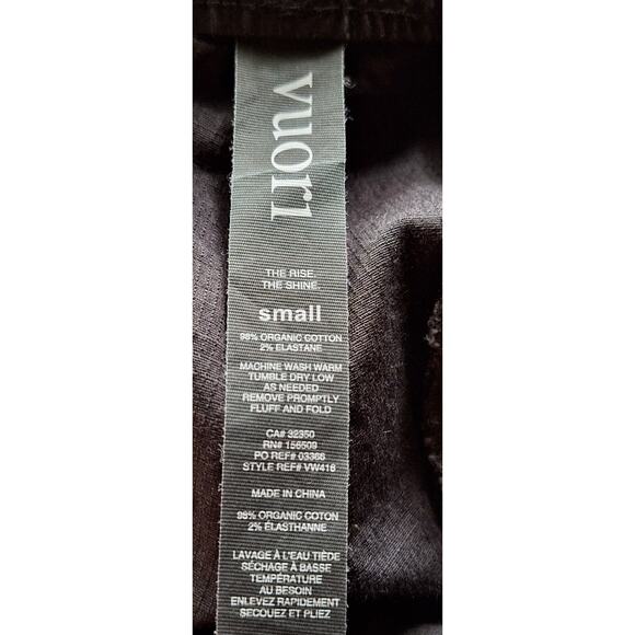 Vuori Women's The Rise, The Shine Crop Pants Gray Size S 24" inseam Athleisure - Picture 3 of 11